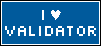 I love validetor