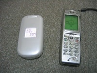 docomo F883iS と P501i の寫眞