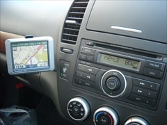 ガーミンnuvi250、G11ブルーバード車載状況の寫眞